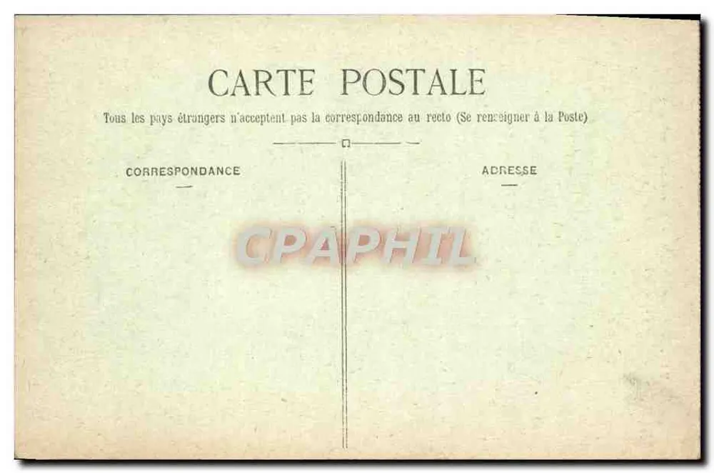 Paris (8º arrt) — Estátua de Strasbourg — C. M. - Verso