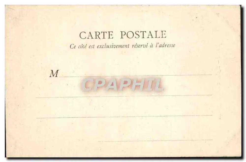 Paris — Igreja de São Agostinho — B.F. Paris, n° 56 - Verso