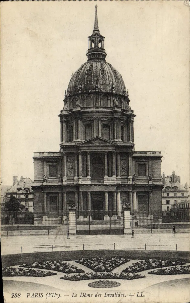 Paris (VIIe) — O Domo dos Invalidos — LL. N° 238 - Frente