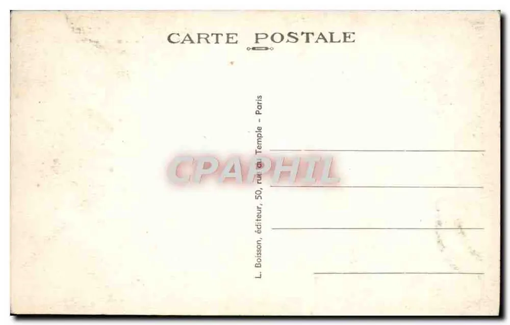 Paris-Montmartre — Panorama der Basilika und ihrer Umgebung — J. H. n° 308 - Rückseite