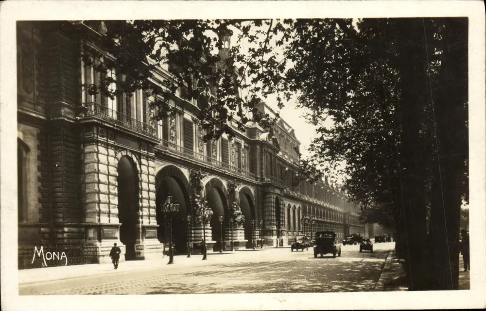 Die Louvre-Tore, in der Nähe der Seine — Mona, n° 1633 - Vorderseite