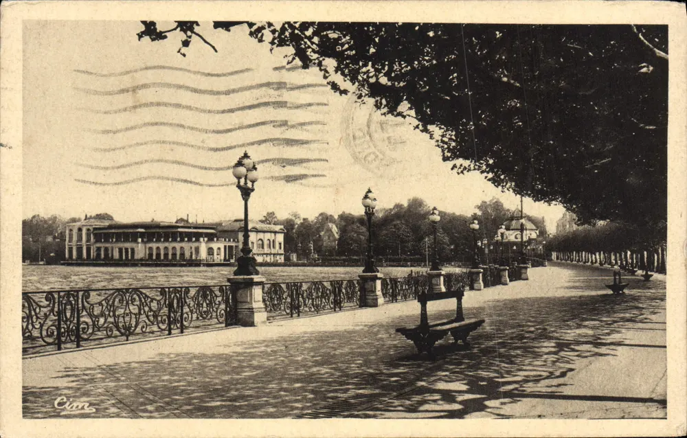 Enghien-les-Bains — Die Promenade am Kai — Cim - Vorderseite