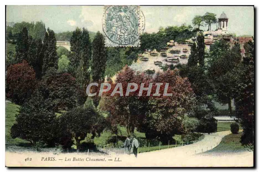 PARIS — Les Buttes Chaumont — LL. n°462 - Frente