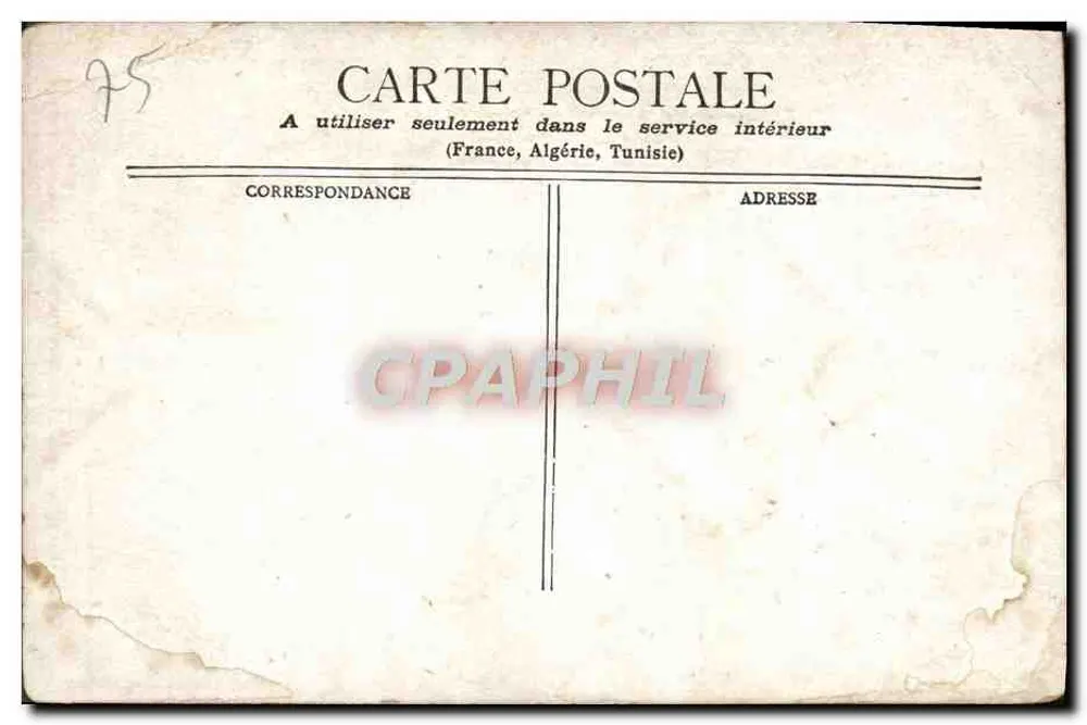 Paris - Le Nouvel Opéra Comique & la Place Boieldieu — éditeur impr. sur la carte - Verso