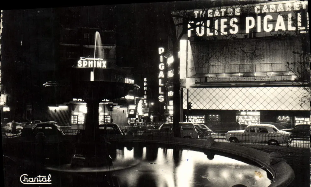 Pigalle-Platz — Theater Cabaret Folies Pigall — Verlag Chantal - Vorderseite