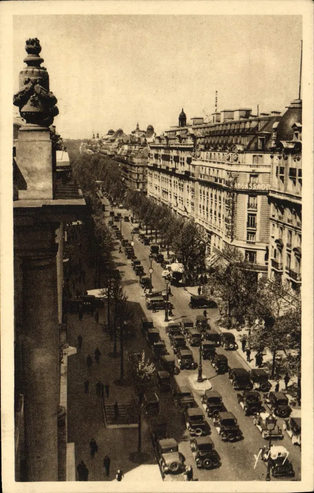 Paris — Der Neue Boulevard Haussmann — Éditions d'Art 'Vion' - Vorderseite