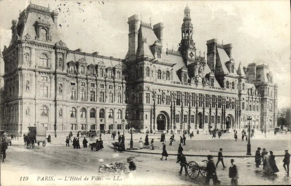 PARIS — O Hotel de Ville — LL. — N° 119 - Frente
