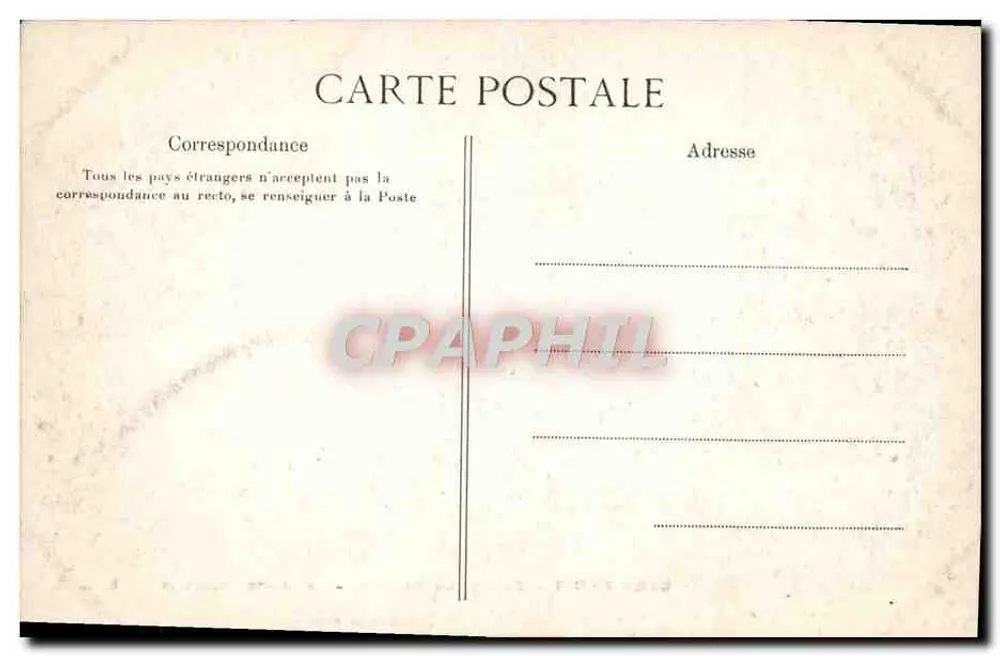 Paris — Präsidium des Senats — Saal der Diener — E. L. D. n° 958 - Rückseite
