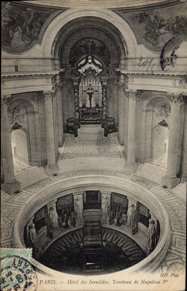 PARIS — Hotel des Invalides, Grabmal von Napoleon I — ND Phot - Vorderseite