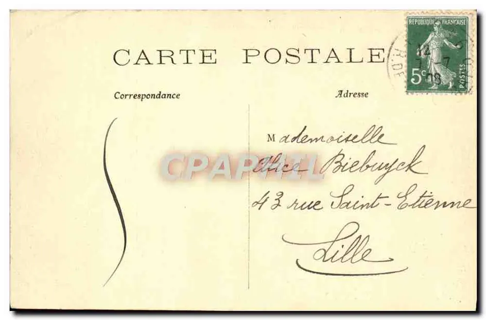 O Trocadéro — Paris — C.M. n°13 - Verso
