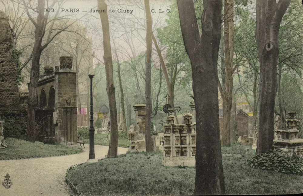 PARIS — Jardim de Cluny — C. L. C. n°363 - Frente