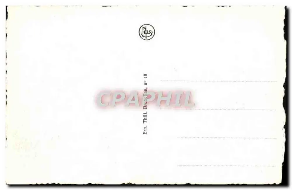 Königliches Theater der Münze — Brüssel — Verlag Ern. Thill, Nr. 10 - Rückseite