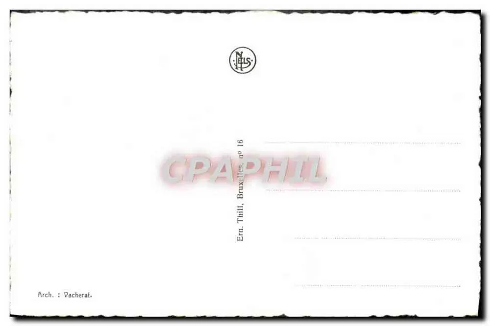 Monte dos Artes — Fonte com esculturas de leões — editor Lus, n° 16 - Verso