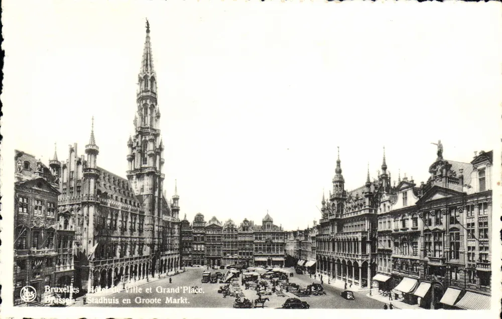 Brüssel - Stadthaus und Großer Platz — Nels, Verlag, Nr. 11 - Vorderseite
