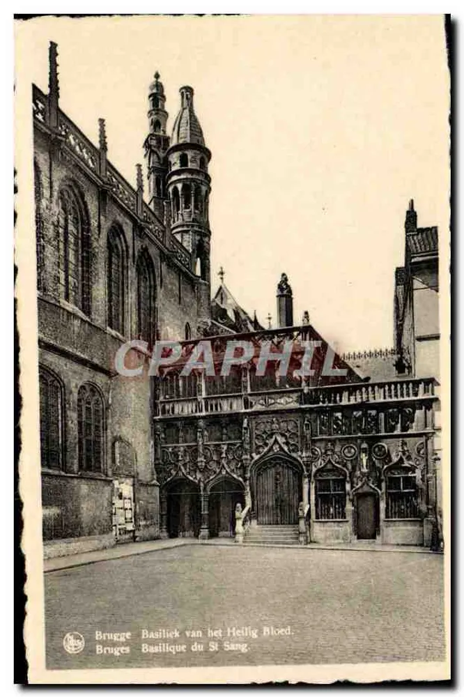 Bruges - Basílica do Sangue Santo — Ern. Thill, Bruxelas, n° 20 - Frente