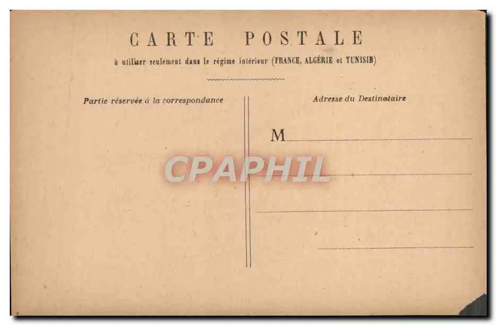 PARIS - Porta Saint-Denis — vista urbana com carruagem de boi e vendedores — editor não identificado - Verso