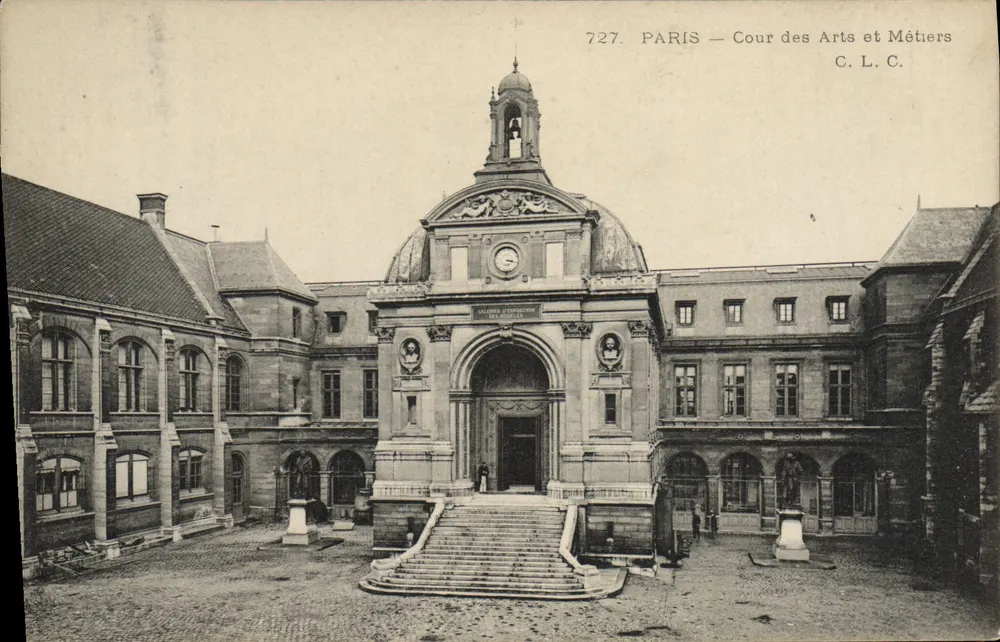 Parigi — Cour des Arts et Métiers — C.L.C. n°727 - Recto