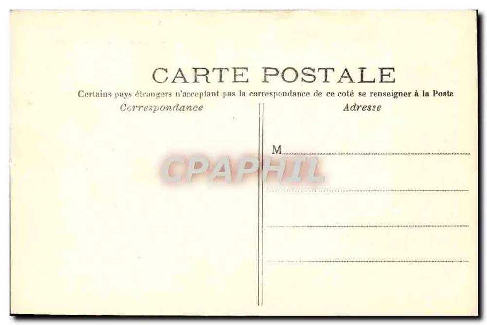 Parijs — Hotel de Ville — onbekende uitgever, n° 49 - Achterkant