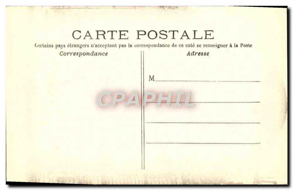 Paris — Hotel dos Invalidos, Porta Central — editor desconhecido, n°5 - Verso