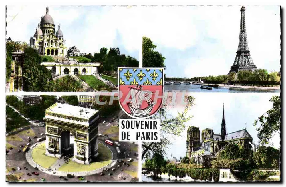Paris — Erinnerung an Paris — unbekannter Verlag, n° 500 - Vorderseite