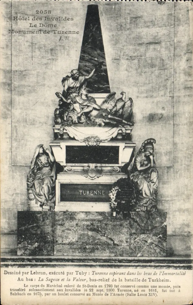 Turenne-Monument — Hôtel des Invalides — Ausgabe der Gesellschaft der Freunde des Militärmuseums - Vorderseite