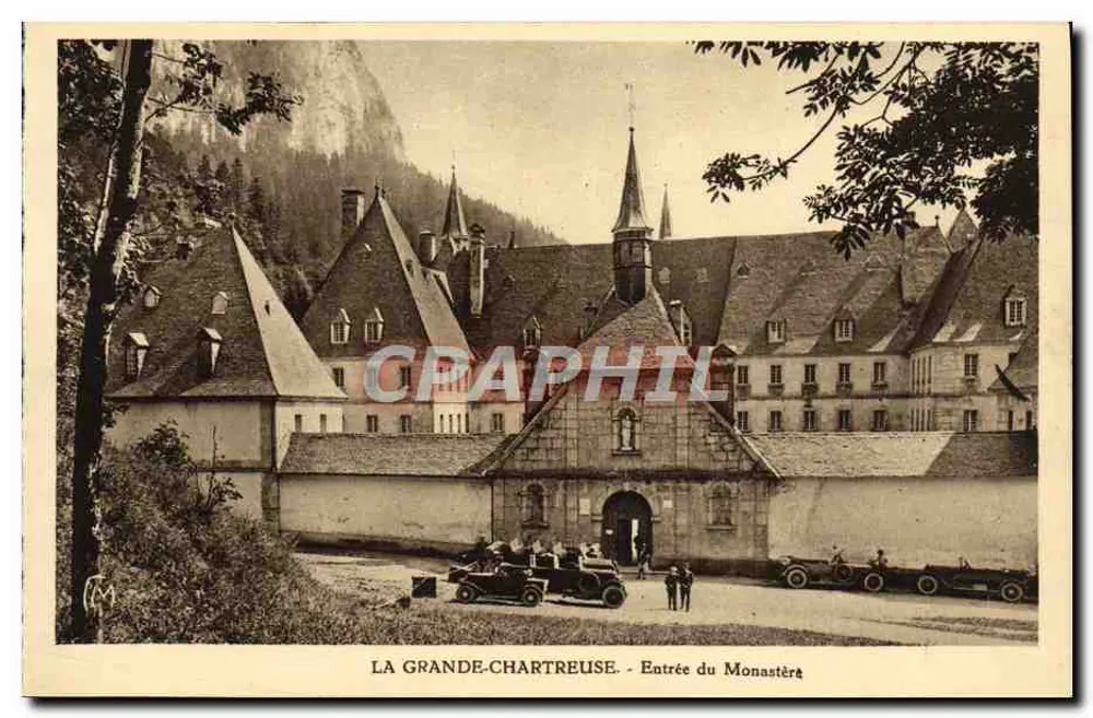A Grande-Chartreuse — Entrada do Mosteiro - Frente