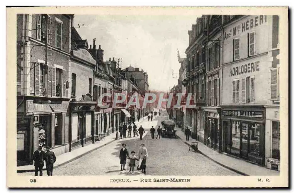 DREUX — Rue Saint-Martin — Verlag M. R. - Vorderseite