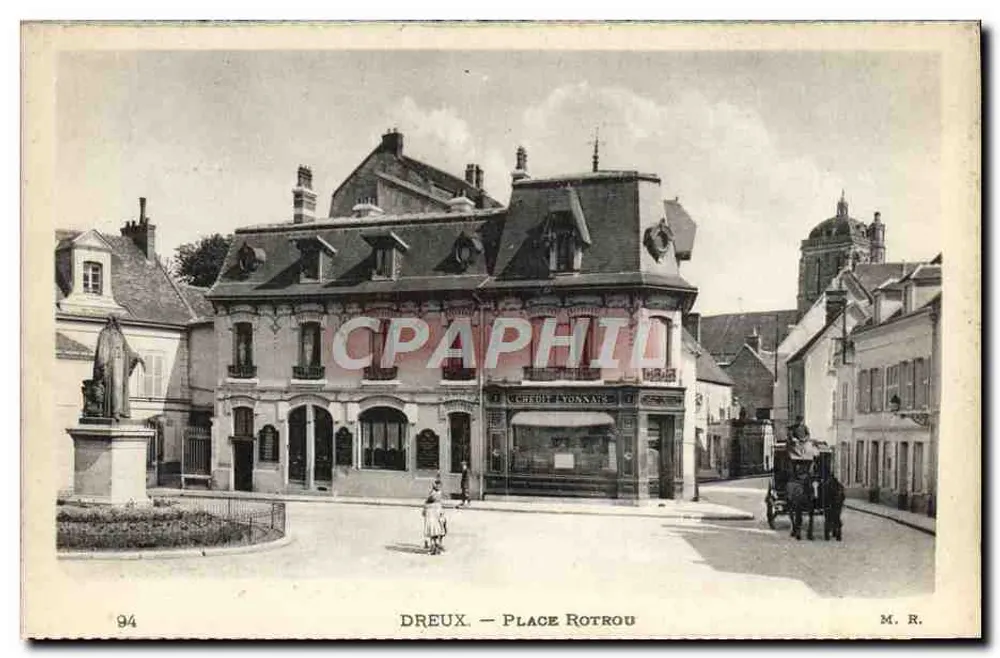 Dreux — Place Rotrou — M. R. n°94 - Vorderseite
