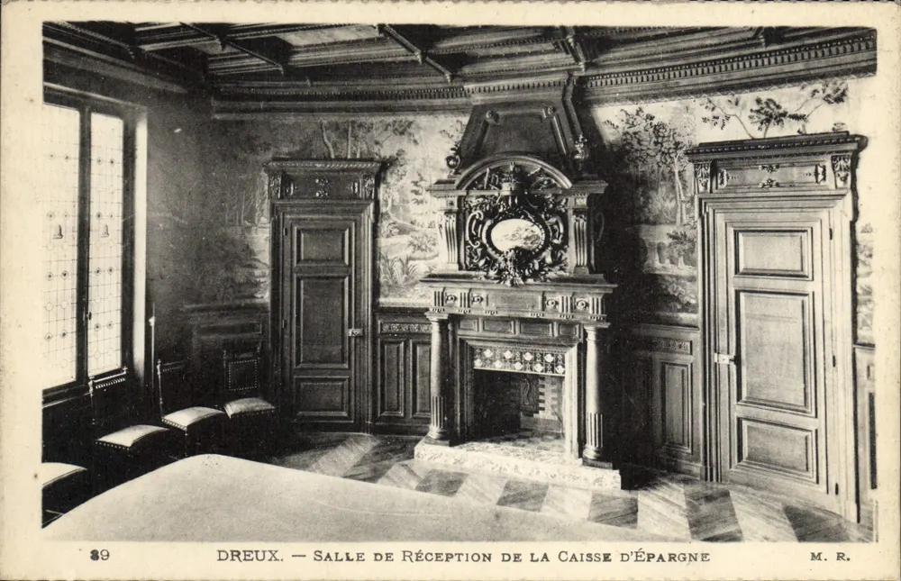 Dreux — Empfangshalle der Sparkasse — M. R. n° 39 - Vorderseite