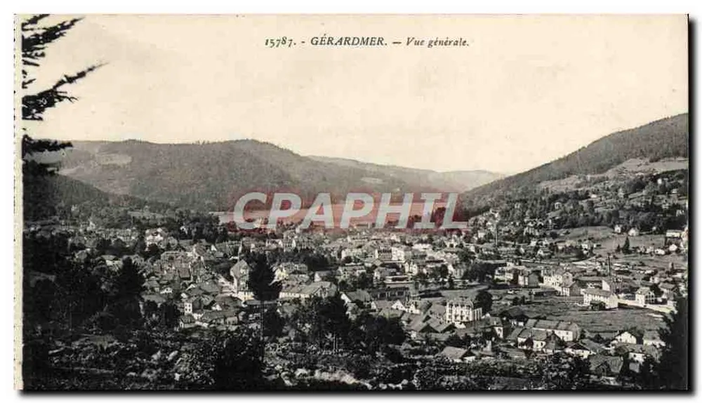 Gérardmer — Vista geral — Carte postale da Cigogne, Strasbourg - Frente