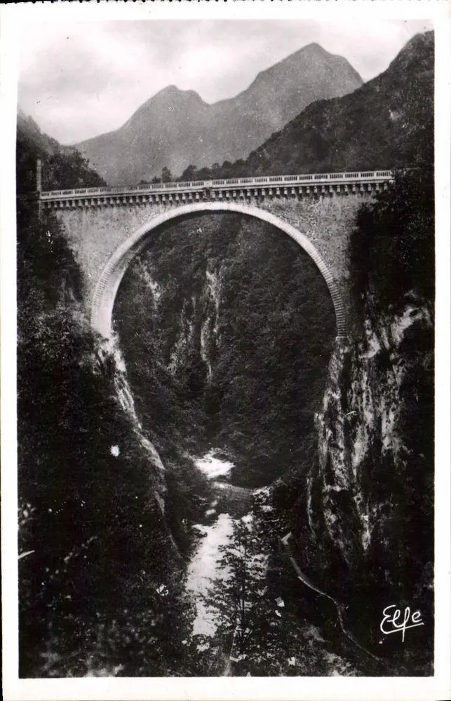 O Ponte Napoléon — As Altas-Pirineus — Editado por Labouche Frères - Frente