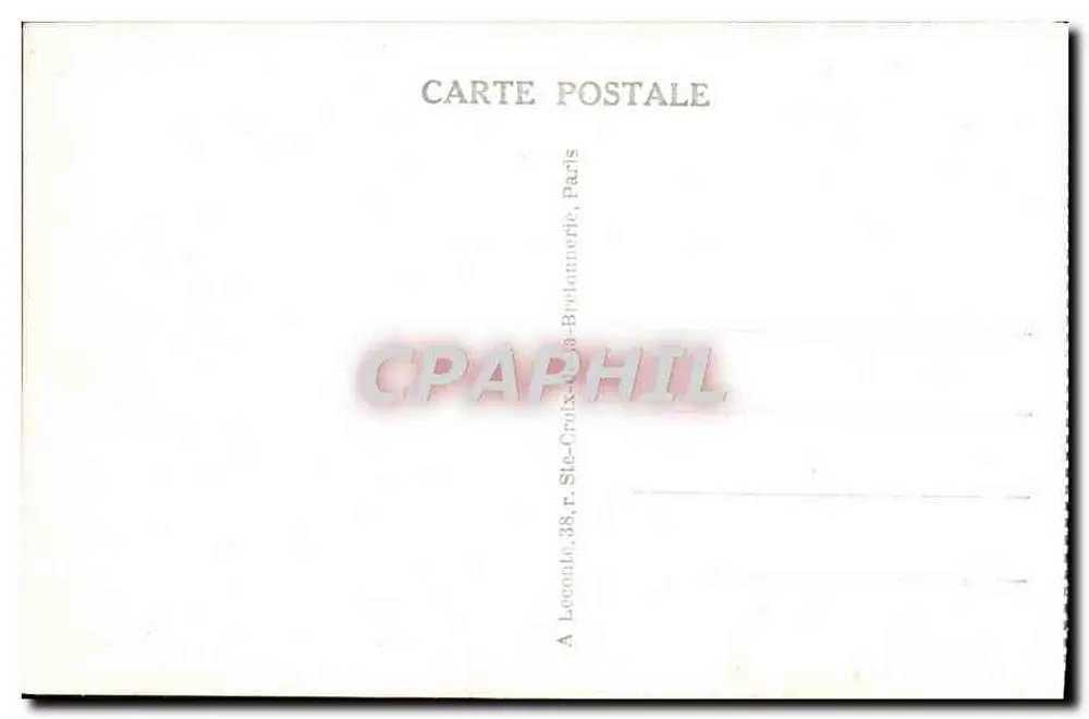 Versailles — Schloss und Orangerie — Verlag A. Lecointe, Paris - Rückseite