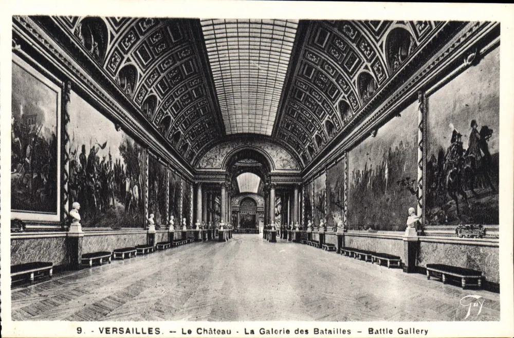 Versailles — Das Schloss — Die Galerie der Schlachten — Battle Gallery — n°9 - Vorderseite