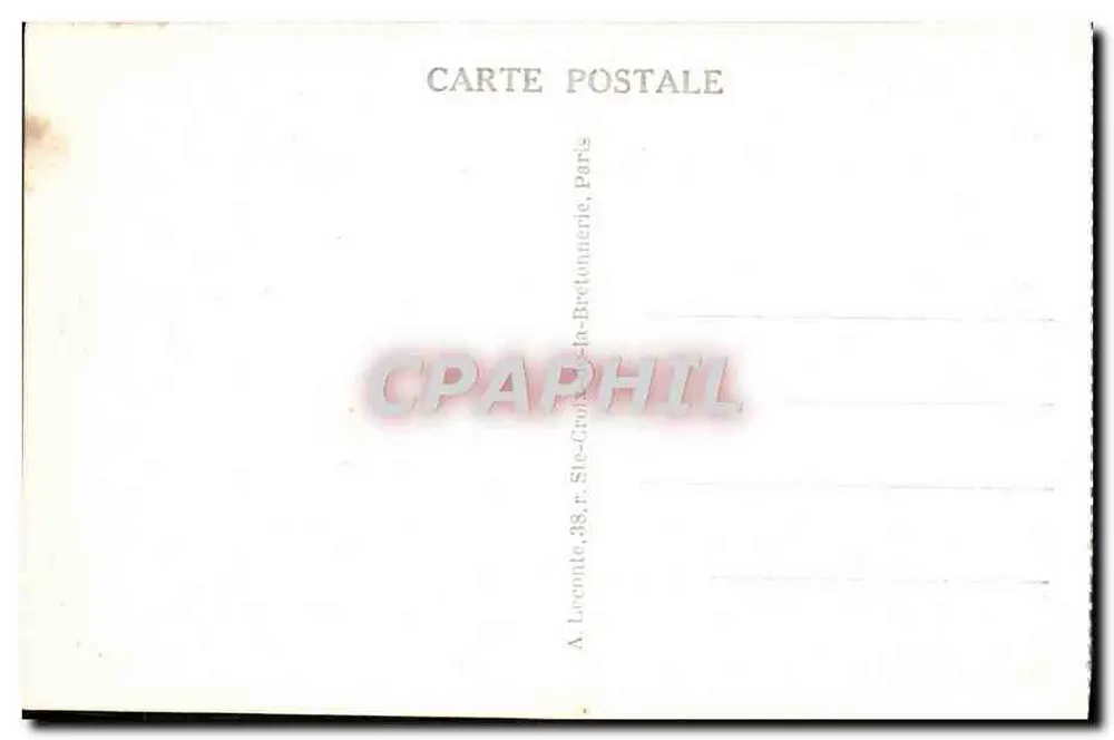 Versailles — O Castelo visto do Parque - Verso