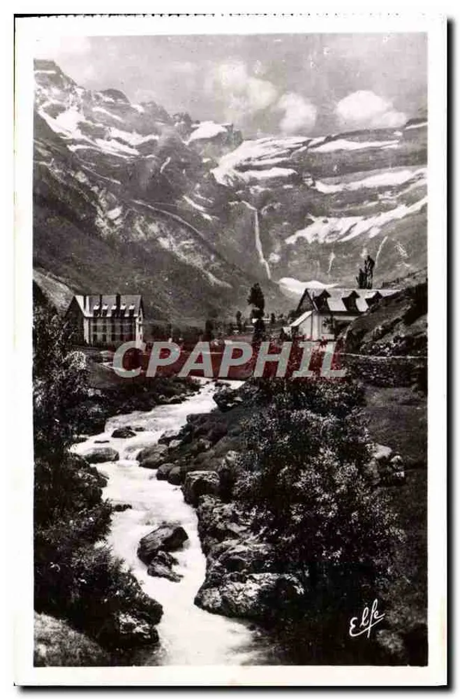 Der Gave und der Cirque vom Dorf aus gesehen — Gavarnie — Die Haute-Pyrénées — Verlag Gavarnie - Vorderseite