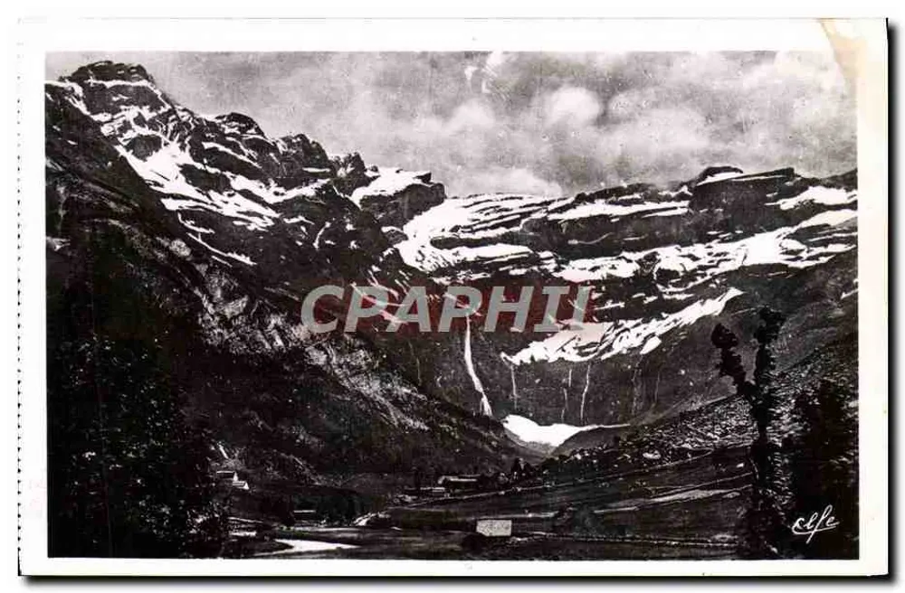 Le Cirque de Gavarnie — Vista geral — Editado por Véronique Frères au Bramure - Frente