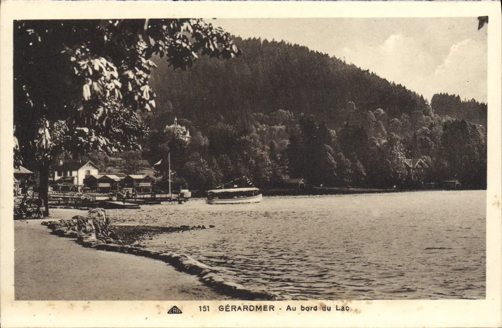 GÉRARDMER - À beira do Lago — n° 151 - Frente