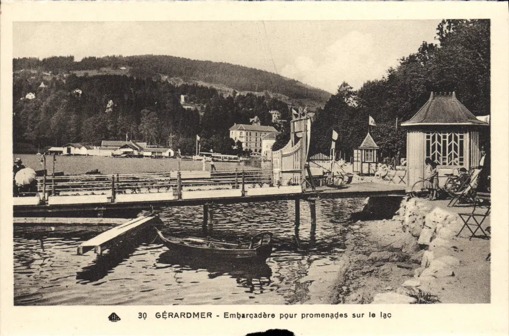 GÉRARDMER - Steg für Spaziergänge am See — n°30 - Vorderseite
