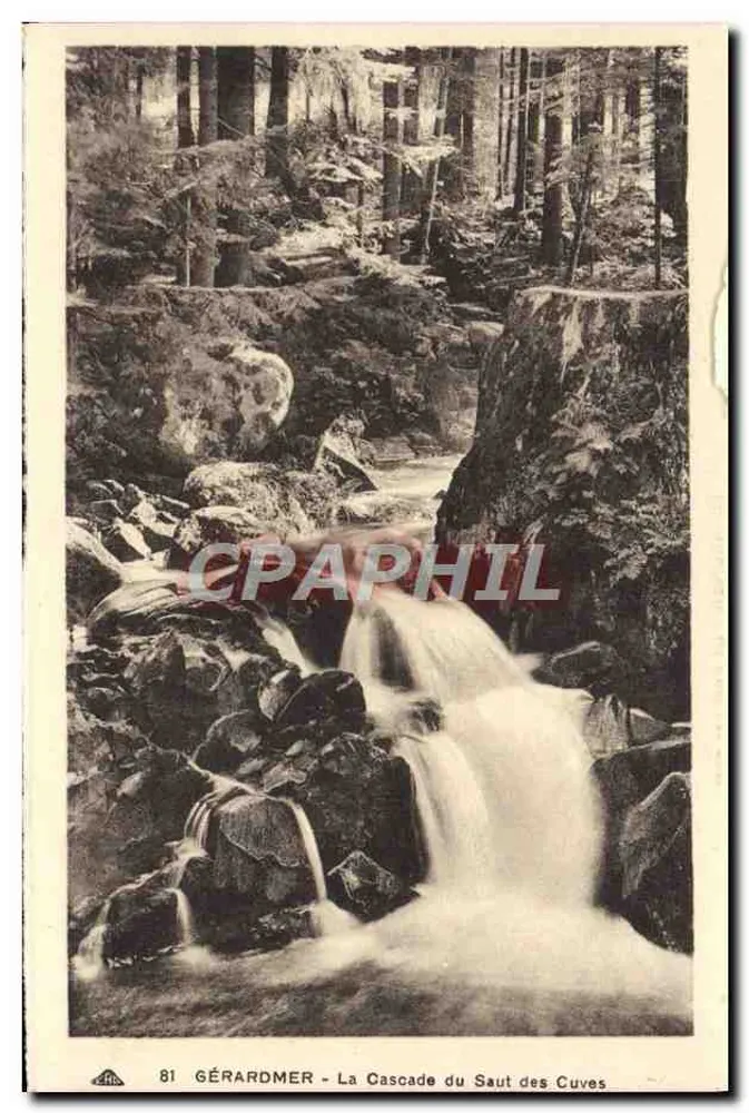 Gérardmer - A Cascata do Saut des Cuves — editor Sociedade dos Artes Fotográficas de Strasbourg - Frente