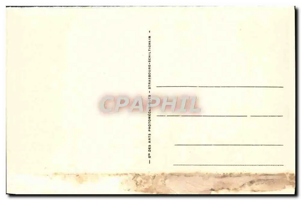 Gérardmer - Lavagem em campo — editor Gérardmer, n° 64 - Verso