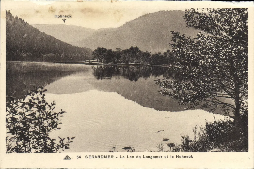 Gérardmer - See Longemer und der Hohneck - Vorderseite