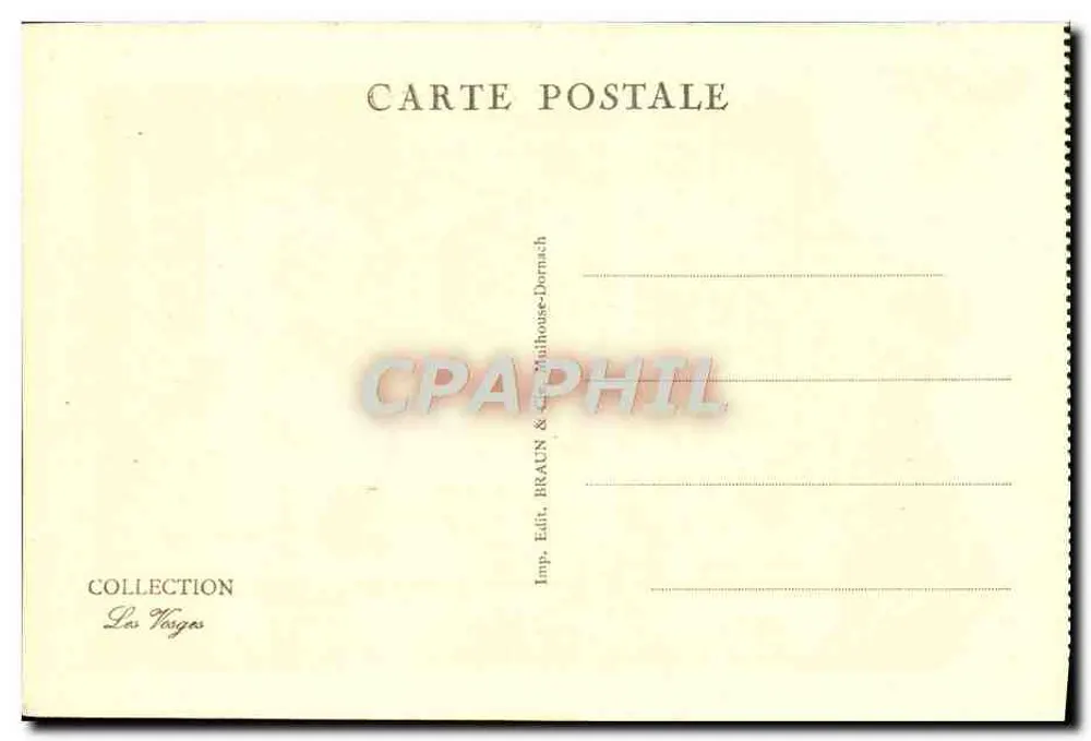 Epinal — Porta da Igreja de São Maurício — Coleção Les Vages - Verso