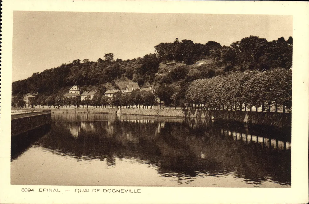 Epinal — Quai de Dogneville — Wydawca Braun & Cie, n° 3094 - Awers