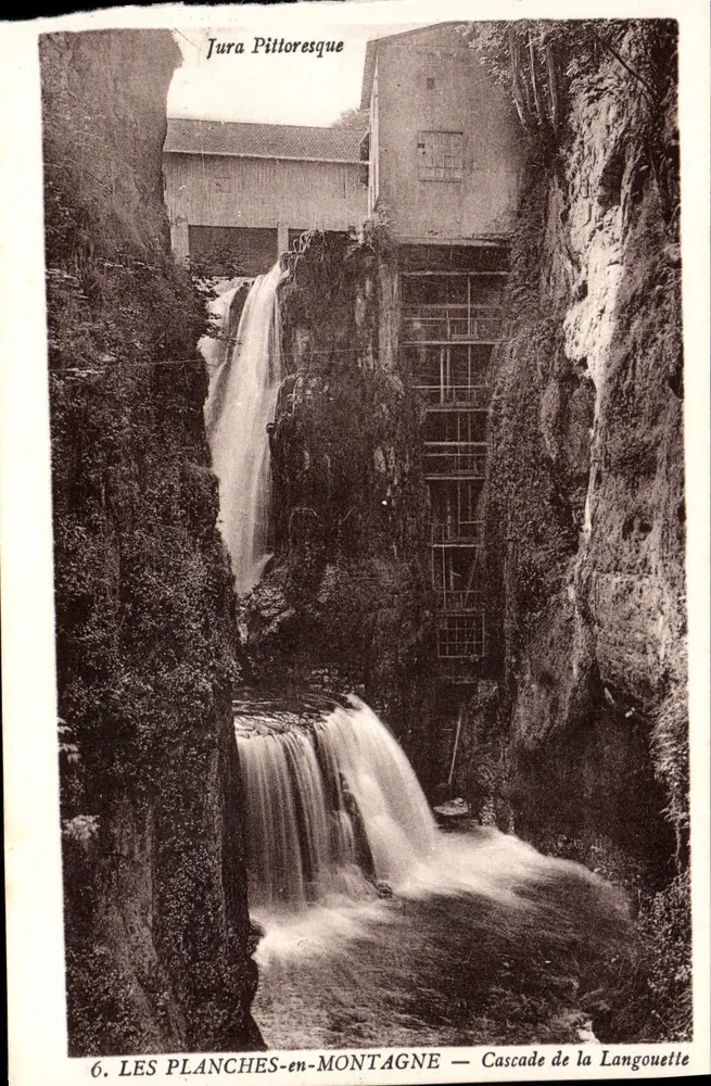 Les Planches-en-Montagne — La Cascada de la Langouette — Jura Pittoresco - Anverso