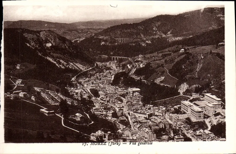 Morez (Jura) — ogólny widok — Cliché Karrer - Dole - Awers