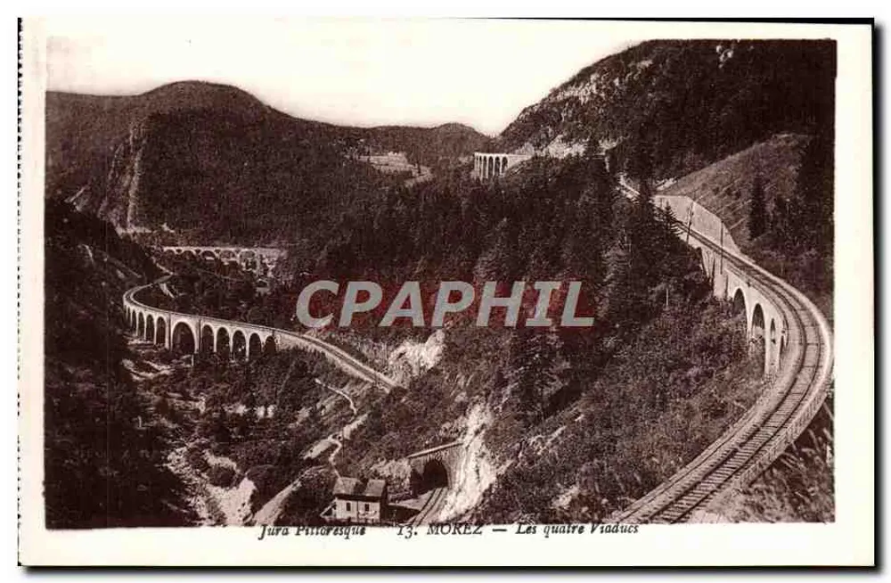 MOREZ — Os quatro Viadutos — Jura Pictoresque 13 - Frente