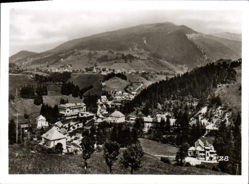 Vista panorâmica de Sainte-Florine — editor desconhecido, n° de série 28 - Frente