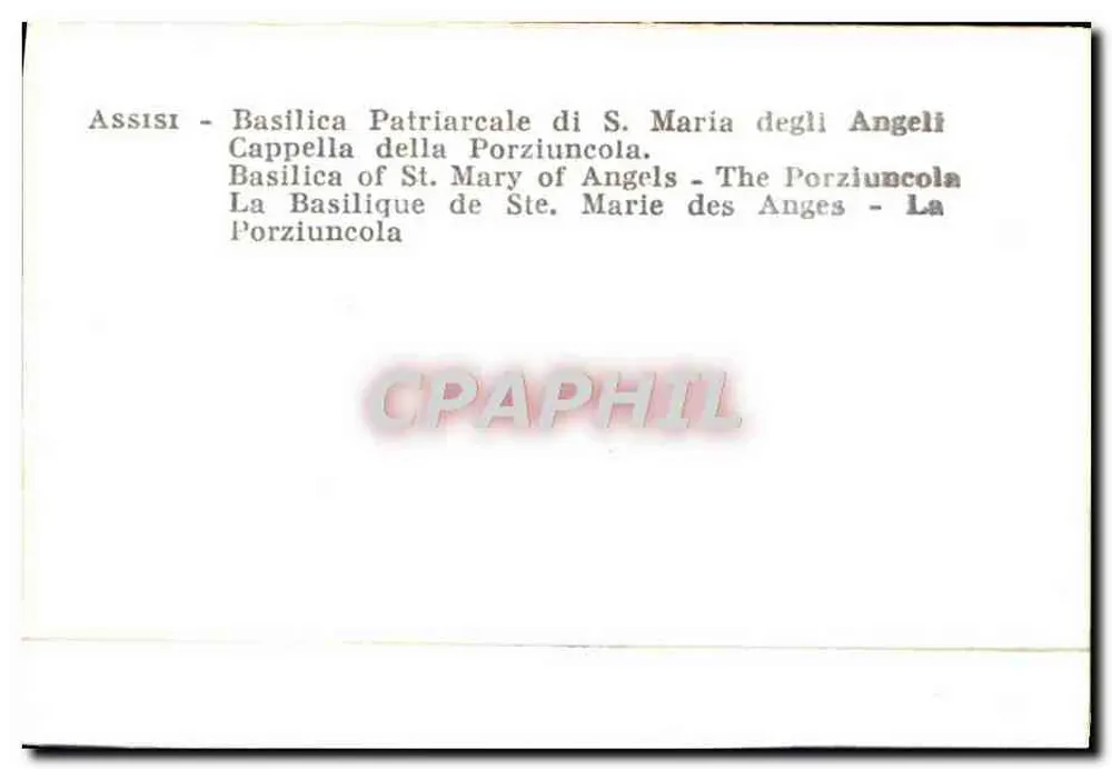 Assisi - Patriarchalkirche S. Maria degli Angeli - La Porziuncola - Rückseite