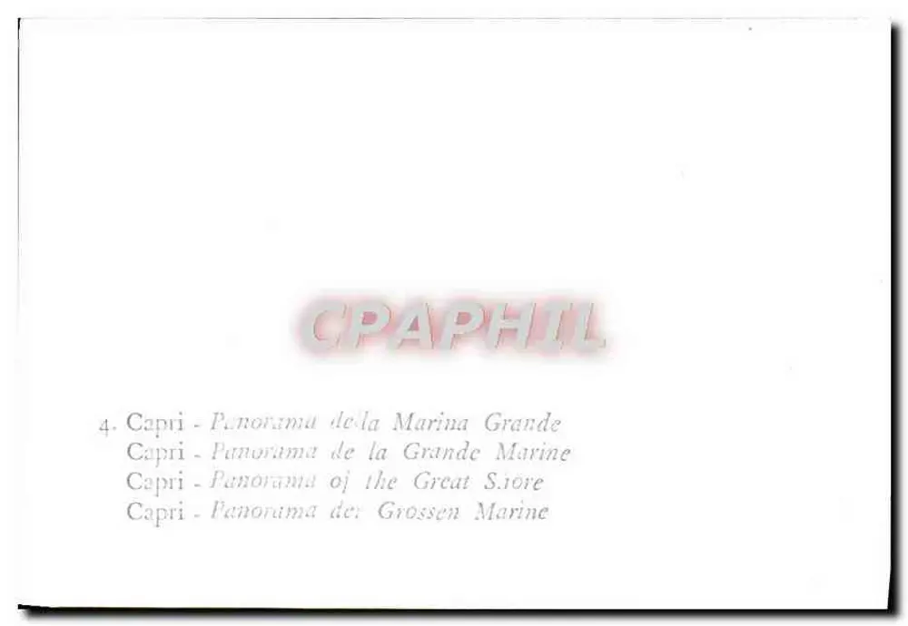 Capri - Panorama van de Grande Marine — n°4 - Achterkant