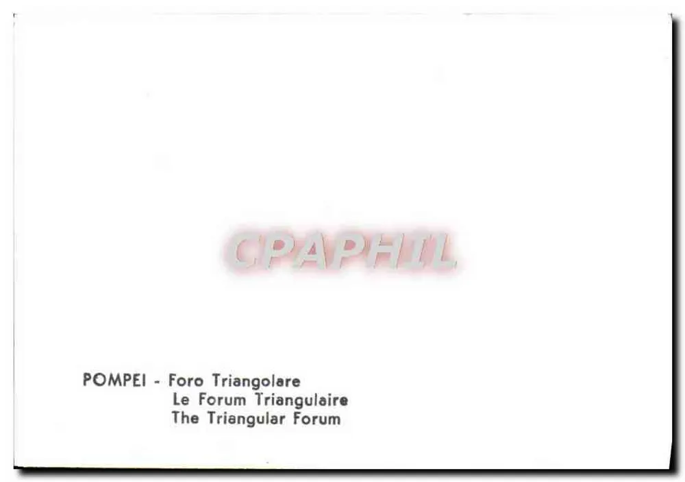 Pompéia — Fórum triangular - Verso